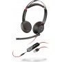 Plantronics Blackwire C5220 On Ear Multimedia Ακουστικά με μικροφωνο και σύνδεση USB-A