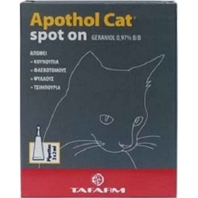 APOTHOL CAT SPOT ON 3 πιπέτες των 2ml APOTHOL CAT SPOT ON 3 πιπέτες των 2ml