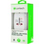 Lamtech Travel Adapter with USB Αντάπτορας Πρίζας από Universal σε Universal