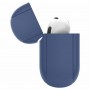 Spigen Silicone Fit Θήκη Σιλικόνης με Γάντζο Deep Blue για Apple AirPods 3