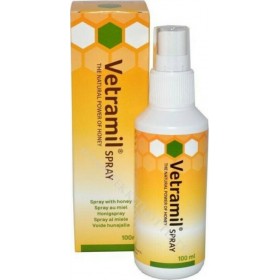 VETRAMIL SPRAY επουλωτικό σπρέι με μέλι 100ml VETRAMIL SPRAY επουλωτικό σπρέι με μέλι 100ml