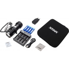 XTAR D08 Φακός Κατάδυσης Επαναφορτιζόμενος Led με Φωτεινότητα 2000lm για Βάθος έως 100m XTAR D08 Φακός Κατάδυσης Επαναφορτιζόμενος Led με Φωτεινότητα 2000lm για Βάθος έως 100m