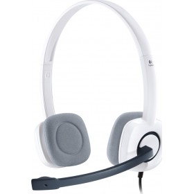 Logitech H150 On Ear Multimedia Ακουστικά με μικροφωνο και σύνδεση 3.5mm Jack σε Λευκό χρώμα Logitech H150 On Ear Multimedia Ακουστικά με μικροφωνο και σύνδεση 3.5mm Jack σε Λευκό χρώμα