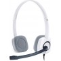 Logitech H150 On Ear Multimedia Ακουστικά με μικροφωνο και σύνδεση 3.5mm Jack σε Λευκό χρώμα