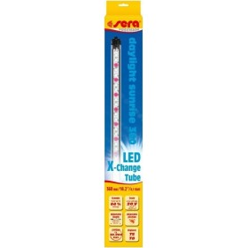 Sera Daylight Sunrise Φωτιστικό Ενυδρείου με Λάμπα Led X-Change Tube Daylight Sunrise 660mm με Ροζ Φως 16W