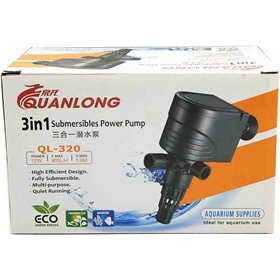 QL-320 Τρόμπα Ενυδρείου 3 σε 1 12W 800l/h 1.0m
