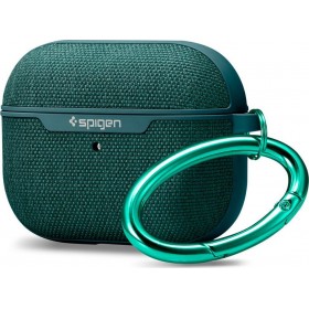 Spigen Urban Fit Θήκη Σιλικόνης με Γάντζο σε Πράσινο χρώμα για Apple AirPods Pro Spigen Urban Fit Θήκη Σιλικόνης με Γάντζο σε Πράσινο χρώμα για Apple AirPods Pro
