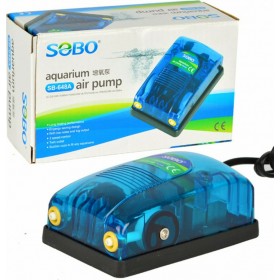 Sobo Aquarium Air Pump 5W Αεραντλία / Οξυγονωτής Ενυδρείου με Δύο Εξόδους Αέρα 2x4lt/Min Sobo Aquarium Air Pump 5W Αεραντλία / Οξυγονωτής Ενυδρείου με Δύο Εξόδους Αέρα 2x4lt/Min