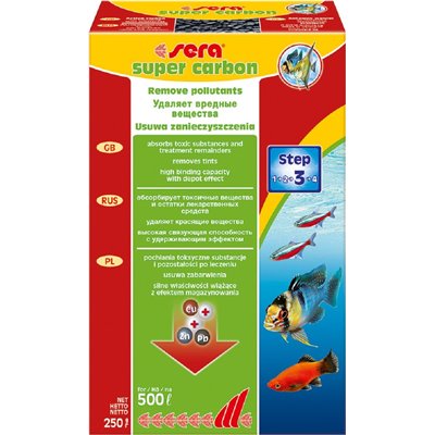 Sera Super Carbon Άνθρακας 250gr