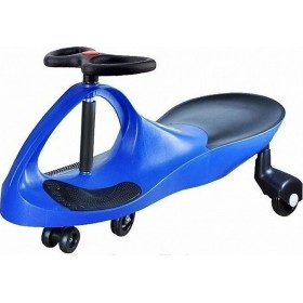 Παιδικό Αυτοκίνητο Swing Ποδοκίνητο Μονοθέσιο Μπλε