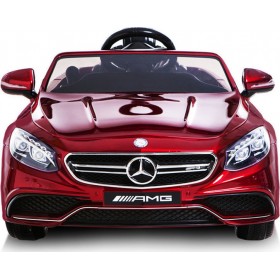 Παιδικό Αυτοκίνητο Licensed Mercedes Benz C63 Ηλεκτροκίνητο με Τηλεκατεύθυνση Μονοθέσιο 12 Volt Μπορντό