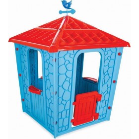 Pilsan Παιδικό Σπιτάκι Κήπου Stone Γαλάζιο 114x114x151εκ.