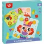 Ξύλινο Παιδικό Puzzle 4 In 1 Shape 34pcs για 2+ Ετών Tooky ToysΚωδικός: TL396 