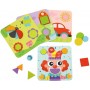 Ξύλινο Παιδικό Puzzle 4 In 1 Shape 34pcs για 2+ Ετών Tooky ToysΚωδικός: TL396 