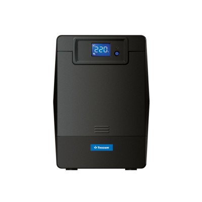 Tescom Leo LCD 1000AP UPS Line-Interactive 1000VA 600W με 4 Schuko Πρίζες