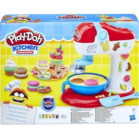 "Hasbro Play-Doh Πλαστελίνη - Παιχνίδι Kitchen Creations Spinning Treats Mixer για 3+ Ετών Hasbro Play-Doh Πλαστελίνη - Παιχνίδι Kitchen Creations Spinning Treats Mixer για 3+ Ετών, 5τμχ