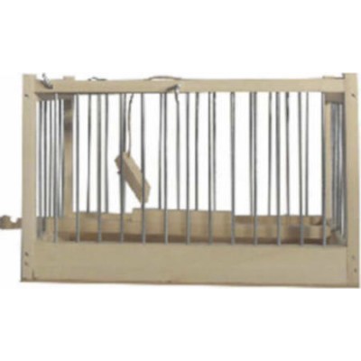Ξύλινο Κλουβί Μεταφοράς - Παγίδα Διαφυγόντων Πτηνών 21cmX12,50cmX13cm