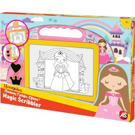 As Company Magic Scribbler Πίνακας Γράψε Σβήσε Baby Princess