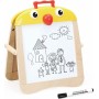 Top Bright Portable Wooden Small Chick Chalkboard Easel