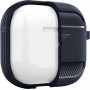 Spigen Rugged Armor Θήκη Σιλικόνης με Γάντζο Charcoal Grey για Apple AirPods 3