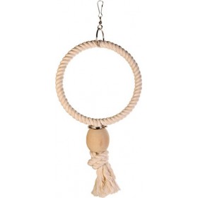 Trixie Παιχνίδι Πτηνών Κρίκος από Σχοινί 19cm