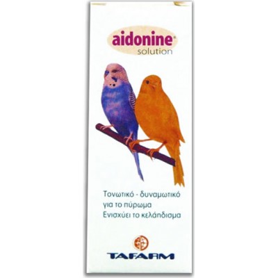 Tafarm Aidonine Solution Συμπλήρωμα Διατροφής Πτηνών Τονωτικό για το Πύρωμα 15ml