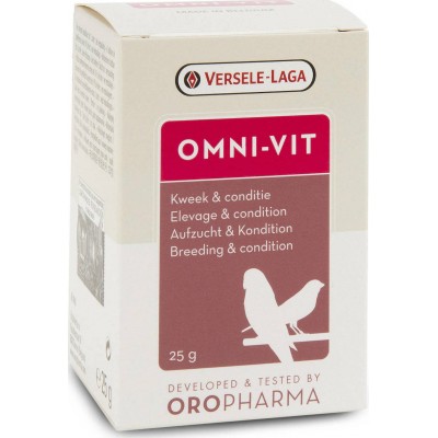 Versele Laga Oropharma Omni-Vit Συμπλήρωμα Διατροφής Πτηνών Breeding &amp Condition 25gr