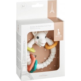 "Sophie La Girafe Μασητική Κουδουνίστρα Οδοντοφυΐας ""Δακτύλιος"" από Καουτσούκ για 3 m+" Sophie La Girafe Μασητική Κουδουνίστρα Οδοντοφυΐας "Δακτύλιος" από Καουτσούκ για 3 m+