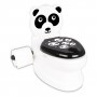 Pilsan Γιο Γιο Λεκάνη "Panda" με Μουσική, Ήχους &amp Καπάκι Μαύρο έως 25kg