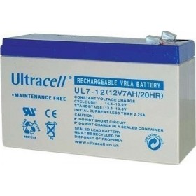 Ultracell UL7-12 Μπαταρία UPS με Χωρητικότητα 7Ah και Τάση 12V