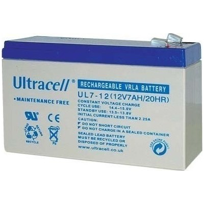 Ultracell UL7-12 Μπαταρία UPS με Χωρητικότητα 7Ah και Τάση 12V