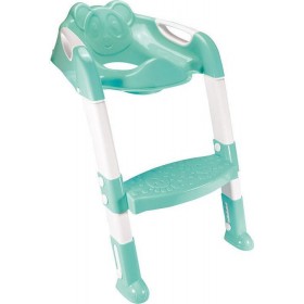 "Jocca Παιδικό Κάθισμα Τουαλέτας με Σκληρή Επιφάνεια Jocca Παιδικό Κάθισμα Τουαλέτας με Σκληρή Επιφάνεια, Χερούλια και Σκαλοπάτι Τιρκουάζ