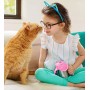 Munchkin Παιδικό Ποτηράκι με Λαβές και Καλαμάκι "Cool Cat" από Μέταλλο Ροζ 237ml για 18m+
