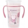 Kikka Boo Παιδικό Ποτηράκι "Sippy Cup 360°" από Πλαστικό Ροζ 300ml για 12m+