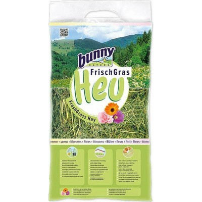 Bunny Nature Fresh Grass Hay με Άνθη 500gr