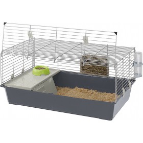 Ferplast Cage Rabbit 100 Grey 95x57x46cm Ferplast Cage Rabbit 100 Grey 95x57x46cm