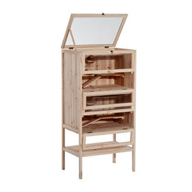 Pawhut Ξύλινο Κλουβί Τρωκτικών με 4 Επίπεδα 60x40x120cm Pawhut Ξύλινο Κλουβί Τρωκτικών με 4 Επίπεδα 60x40x120cm