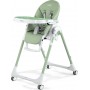 Peg Perego Αναδιπλούμενο Καρεκλάκι Φαγητού με Ροδάκια Prima Pappa Follow Me Με Σκελετό από Μέταλλο &amp Θέση από Δερματίνη