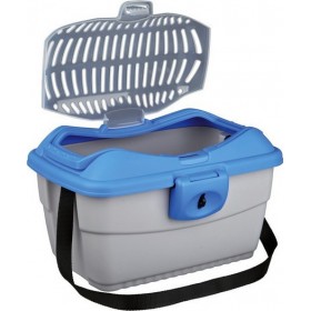 Trixie Capri Κλουβί Μεταφοράς Mini 40x22x30cm Γκρι/Γαλάζιο Trixie Capri Κλουβί Μεταφοράς Mini 40x22x30cm Γκρι/Γαλάζιο