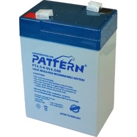 Pattern Battery PT4.5-6 Μπαταρία UPS με Χωρητικότητα 4.5Ah και Τάση 6V Pattern Battery PT4.5-6 Μπαταρία UPS με Χωρητικότητα 4.5Ah και Τάση 6V