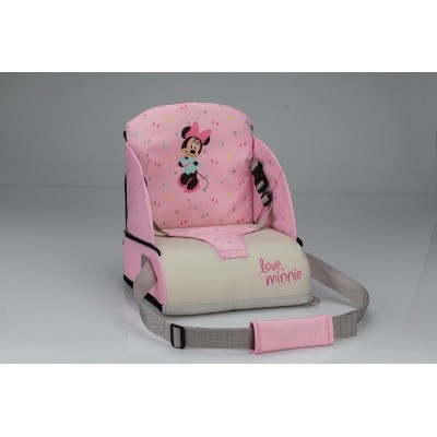 Interbaby Φορητό Καθισματάκι Φαγητού Υφασμάτινο για Καρέκλα Minnie Pink