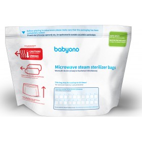 Babyono Σακουλάκια Αποστείρωσης Μπιμπερό ΜικροκυμάτωνΚωδικός: BN1038  Babyono Σακουλάκια Αποστείρωσης Μπιμπερό ΜικροκυμάτωνΚωδικός: BN1038