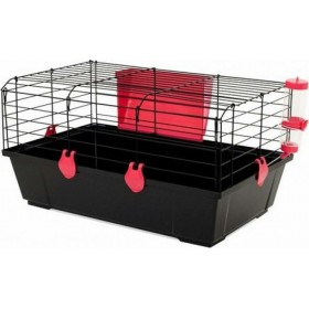 Voltrega Κλουβί Κουνελιού Ροζ 120x59x40cm + Ποτίστρα Voltrega Κλουβί Κουνελιού Ροζ 120x59x40cm + Ποτίστρα