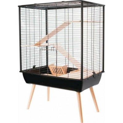 Zolux Cosy Cage for Large Rodents Μαύρο 78x48x110cm