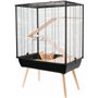 Zolux Cosy Cage for Large Rodents Μαύρο 78x48x110cm