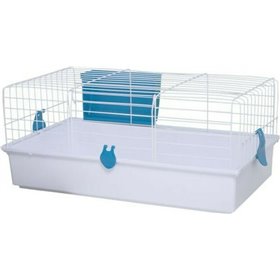 Voltrega Κλουβί Κουνελιού 58x37x13.5cm Λευκό Voltrega Κλουβί Κουνελιού 58x37x13.5cm Λευκό