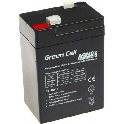 Green Cell Μπαταρία UPS AGM02 με Χωρητικότητα 4.5Ah και Τάση 6V