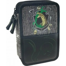 Graffiti Harry Potter Slytherin Κασετίνα Γεμάτη με 2 Θήκες Graffiti Harry Potter Slytherin Κασετίνα Γεμάτη με 2 Θήκες