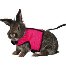 Trixie Μαλακό Σαμαράκι με Οδηγό Φούξια για Κουνέλια 25-32cm/1.20m