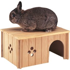 Ferplast Sin Σπιτάκι Τρωκτικών Ξύλινο 14,5x9,5x8,5cm